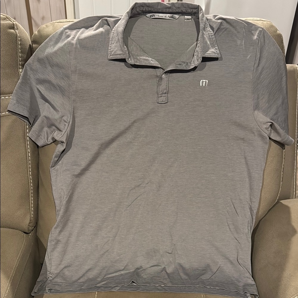 Men's Gray Polo Shirt
